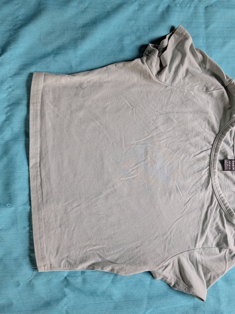 SHEIN Light Sage Green Crop Top